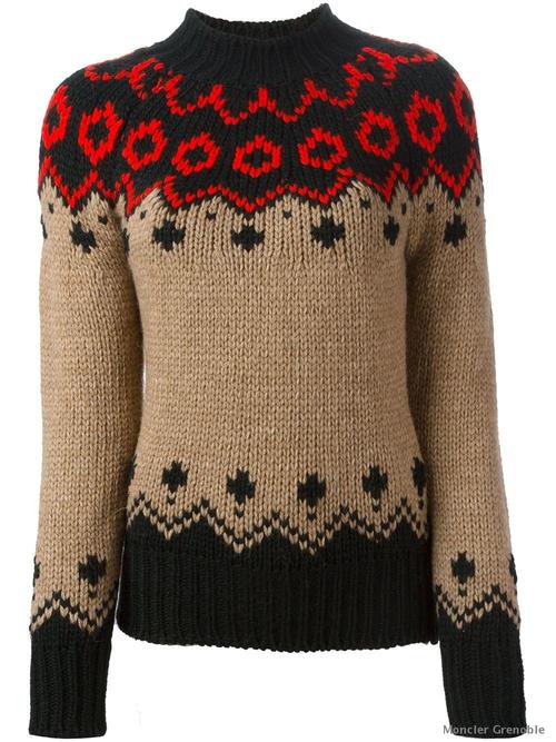 Moncler Grenoble毛织服装 款式图片与设计资料解析