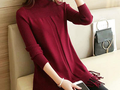 汕尾韩版气质毛织连衣裙批发,韩版气质毛织连衣裙生产商,推荐名杰针织服装厂